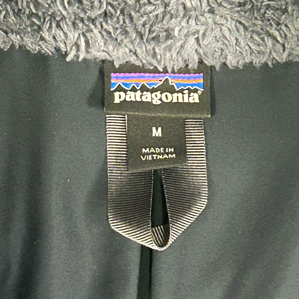 Patagonia Los Gatos Fleece Jacket Full Zip Soft Fuzzy Navy Blue Women’s Medium - Picture 3 of 9